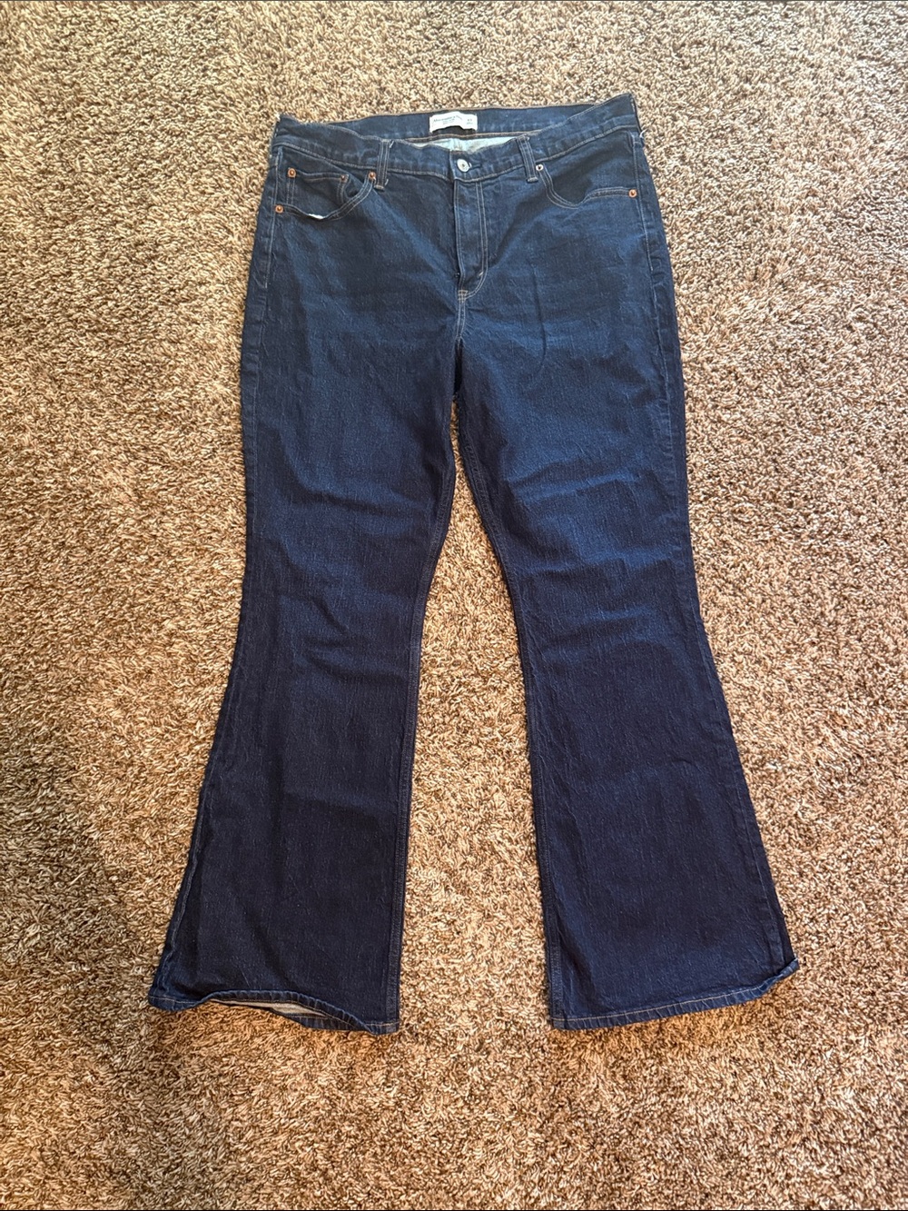 Abercrombie high rise bootcut jean